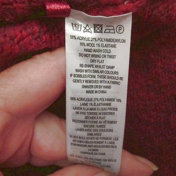 French Connection Women’s Sweater Size M Wool Blend Long Sleeve Turtleneck Nubby - Picture 12 of 12